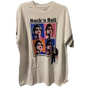 Rolling Stones Andy Warhol Pop Art T-shirt Tee, Size 2XL, New with Tag